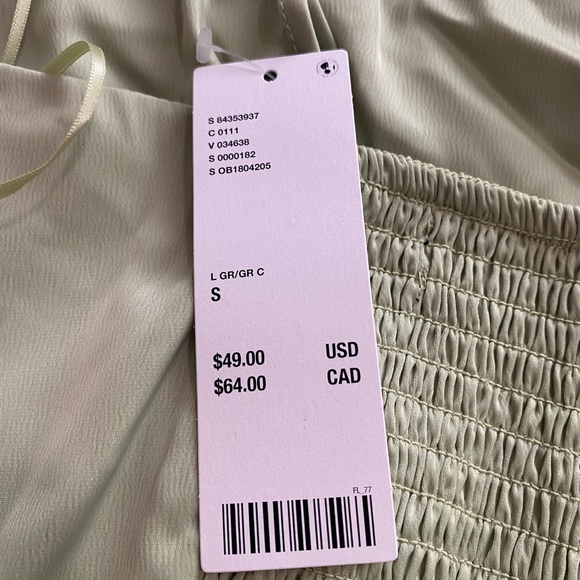 Silence + Noise Mimi Cowl Neck Halter Top NWT Size S - Lime Green - Picture 8 of 8